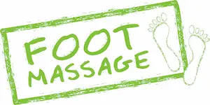 Foot massage illustration