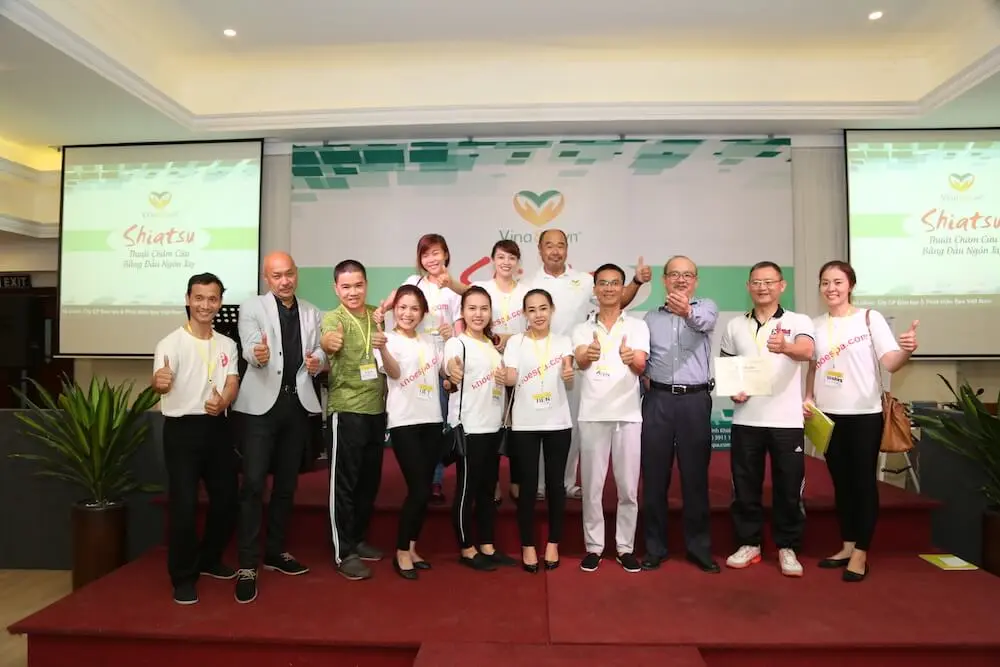 Shiatsu masterclass with Japanese professors, May 2017
