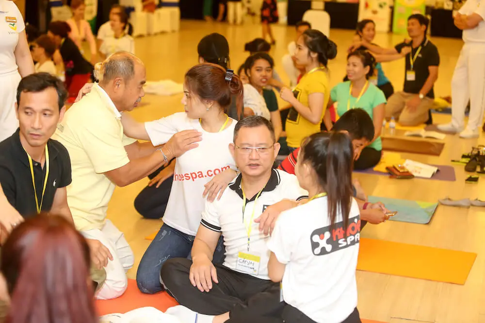 Shiatsu masterclass with Japanese professors, May 2017